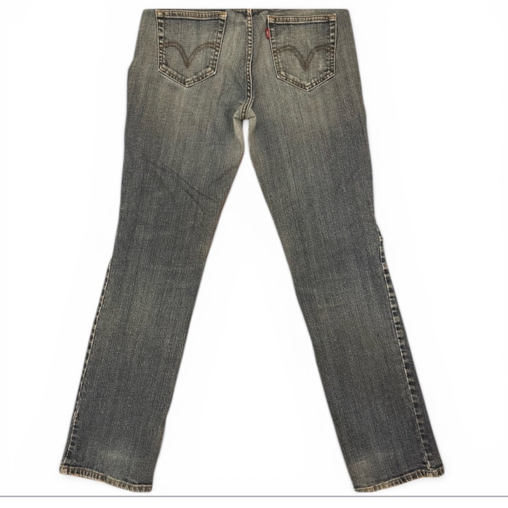 Y2K Levi’s 505 Red Tab Mid Rise Straight Leg Size 8 - Picture 3 of 5